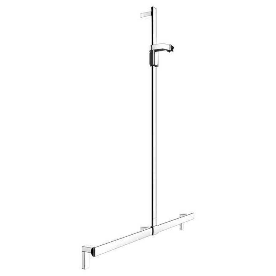 Douchegreep met douchestang 1200/1301mm verchrd