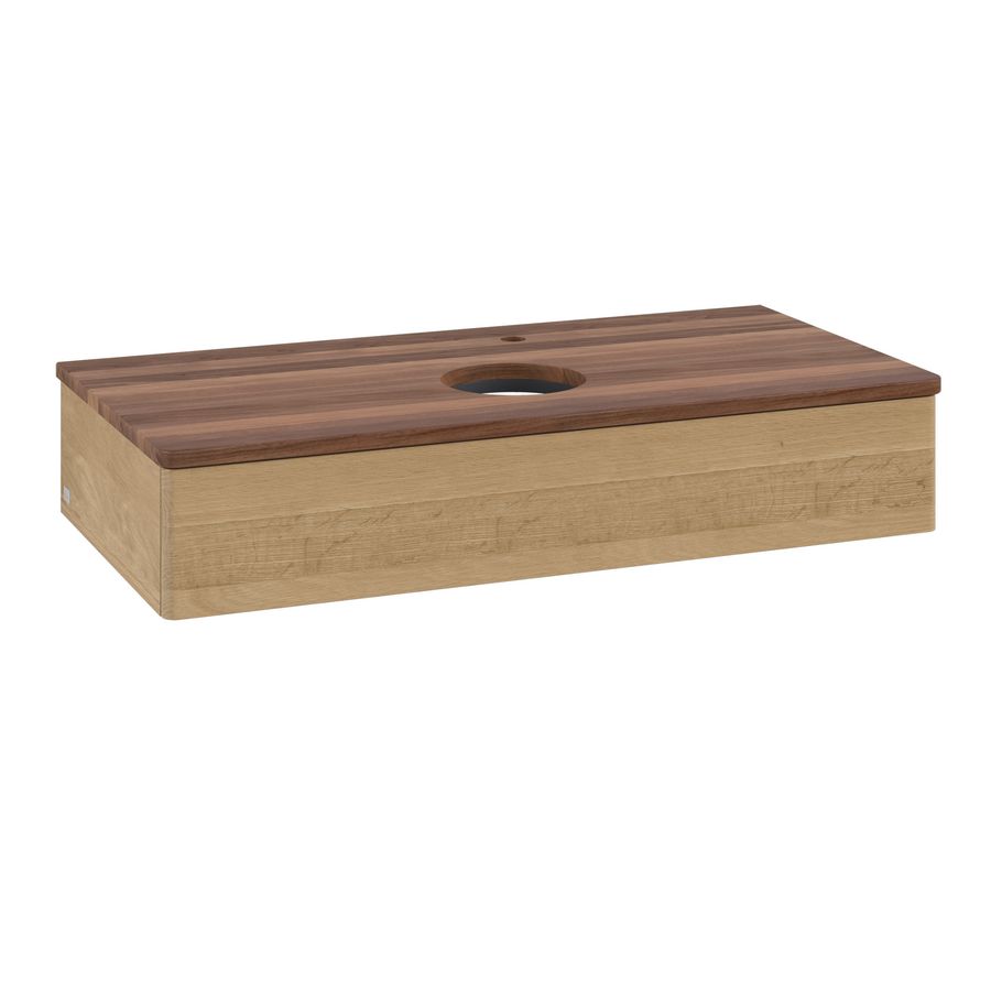 Wastafelonderkast Antao 1000x190x500mm Honey Oak K09052HN