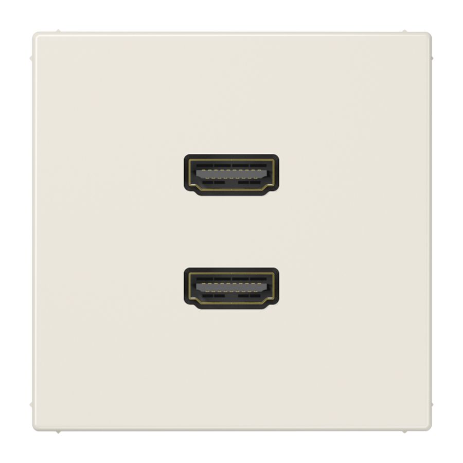 Afdekking wit voor 2xHDMI LS990