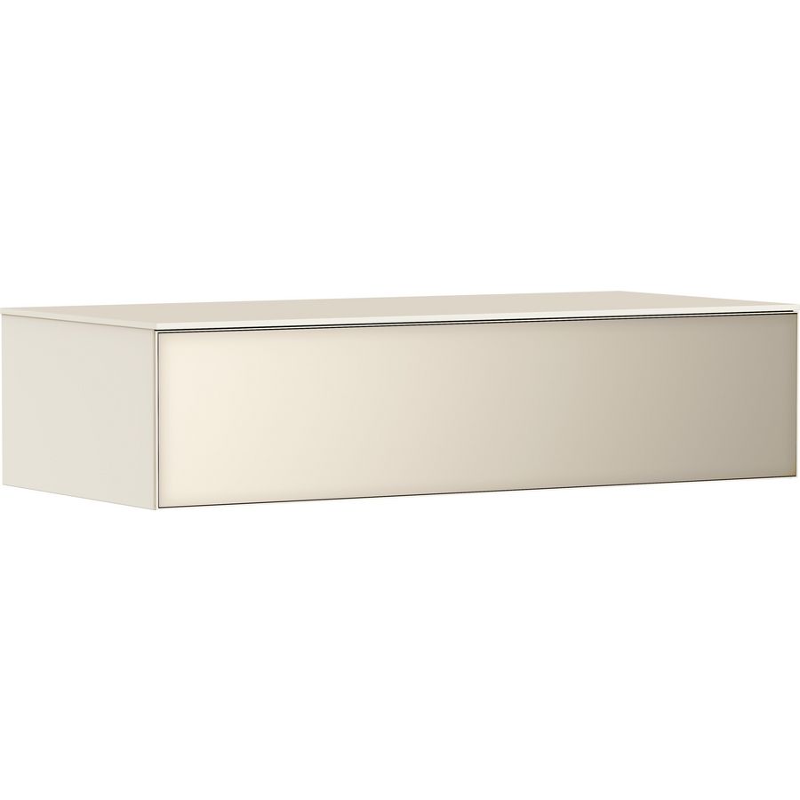 Zitelement Xevolos E Sand Matt Beige 1180/550 1 lade afdekplaat Metallic Sand Beige