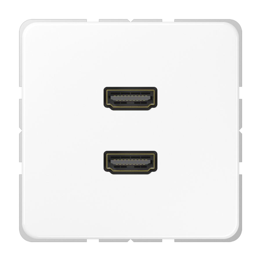 Afdekking alpin wit voor 2xHDMI CD500