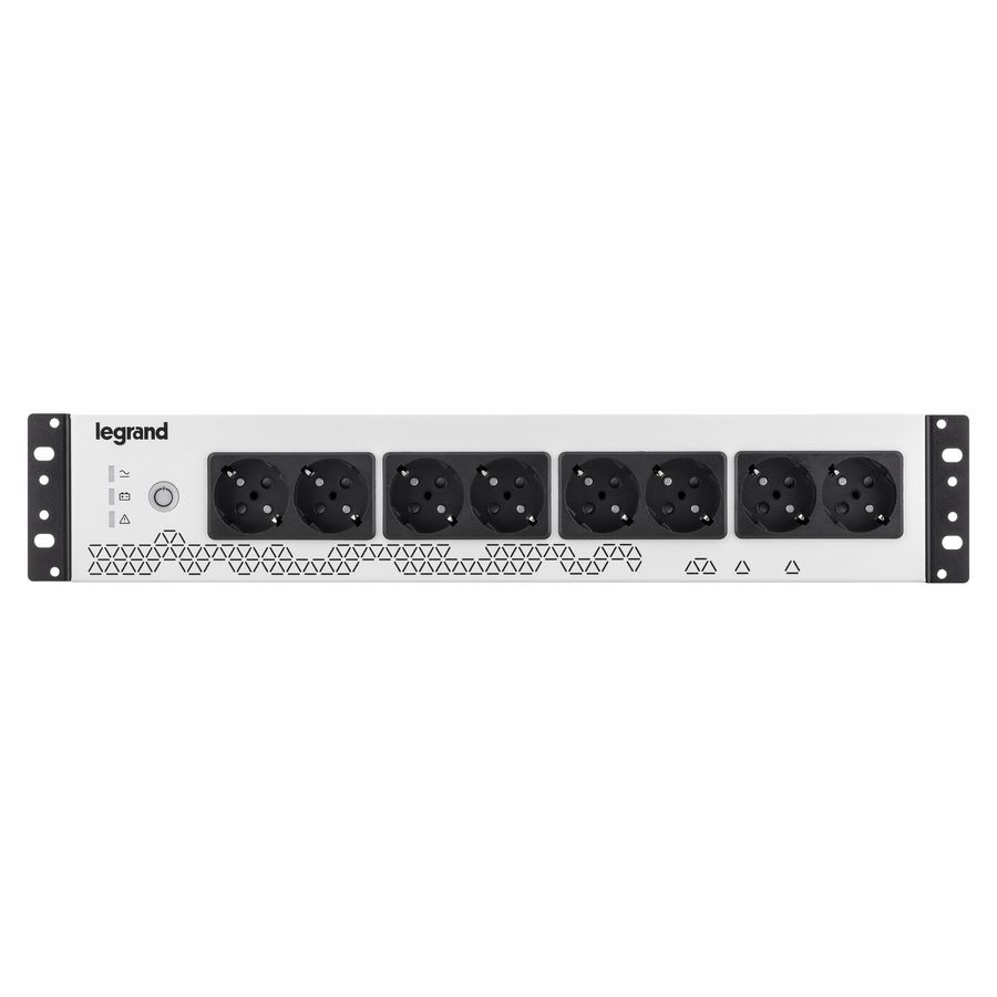 Noodstroomvoorziening 800VA 8x2P + A 19" UPS Keor PDU