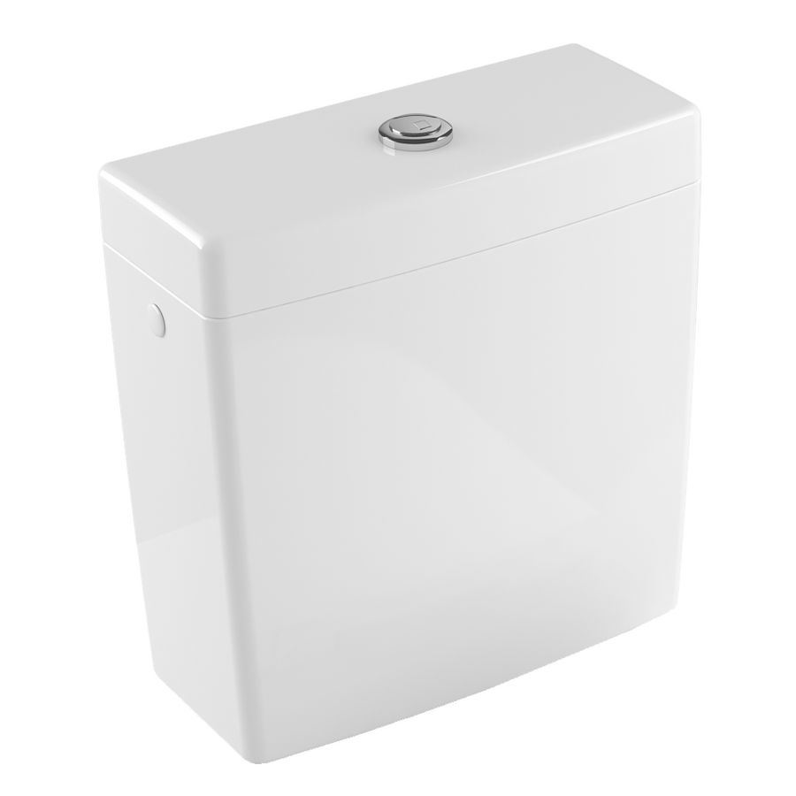 Subway 2.0 closetreservoir wit v.duoblok toevoer van zijkant