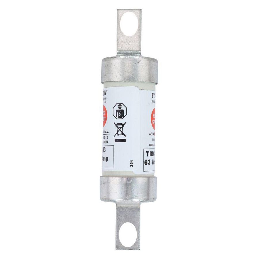Zekering laagsp. 63A AC 660V DC 460V BS88/A3 22x86 VVE=20
