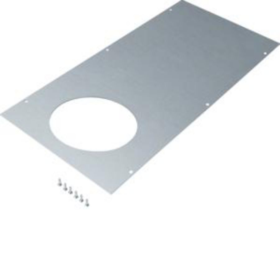 Deksel voor BKF/BKW 400x800mm gestanst R06 Rond 215mm