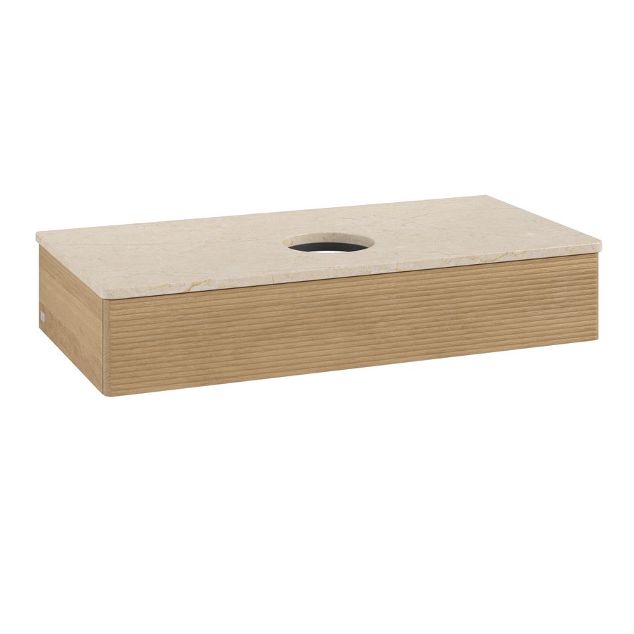 Wastafelonderkast Antao 1000x190x500mm Honey Oak K09113HN