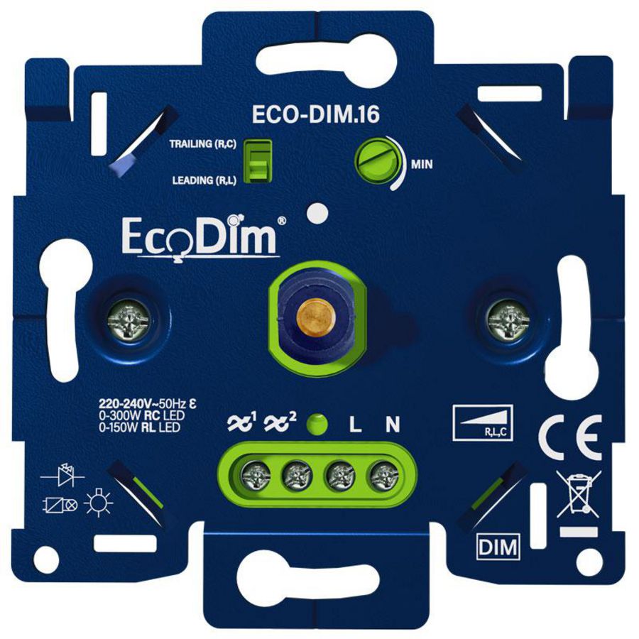 EcoDim ECO-DIM.16 LED Dimmer Universal 0-300W (RLC)