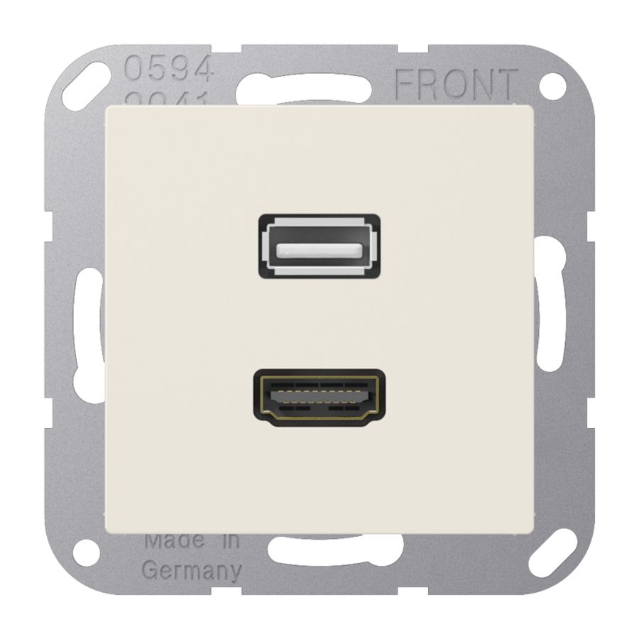 Afdekking AS500 wit voor HDMI/USB