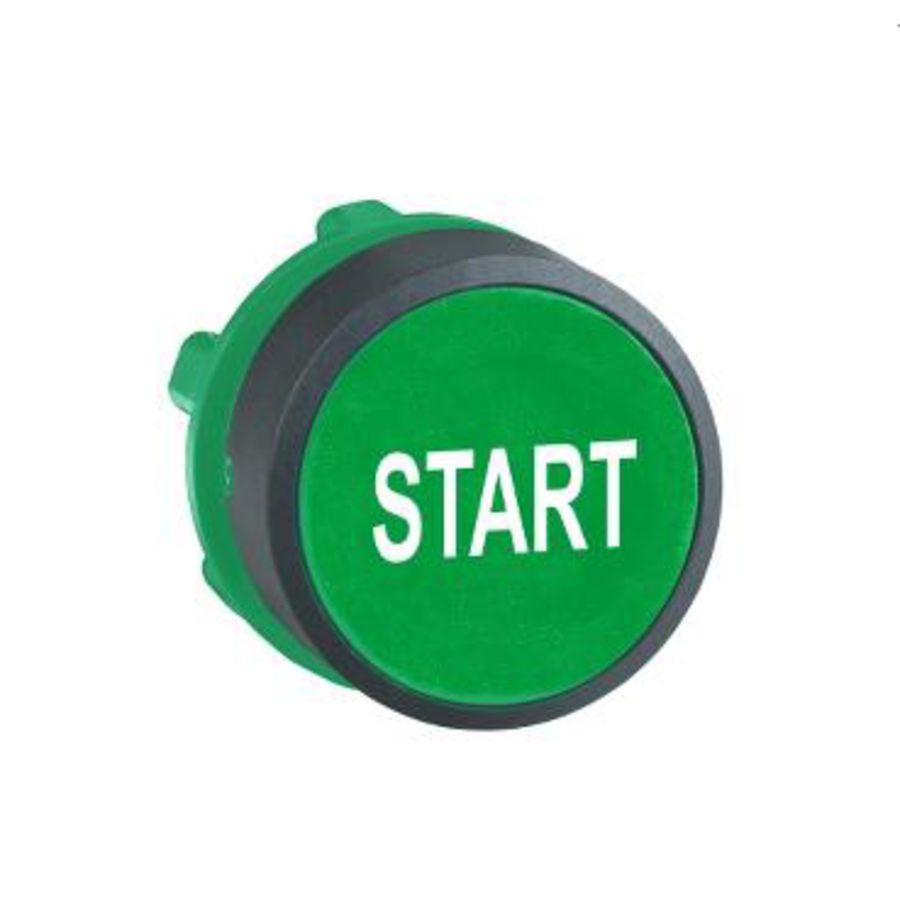 Kop drukknop Ø22mm MarkeringSTART" Groen Harmony XB5