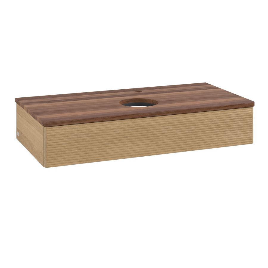 Wastafelonderkast Antao 1000x190x500mm Honey Oak K09152HN