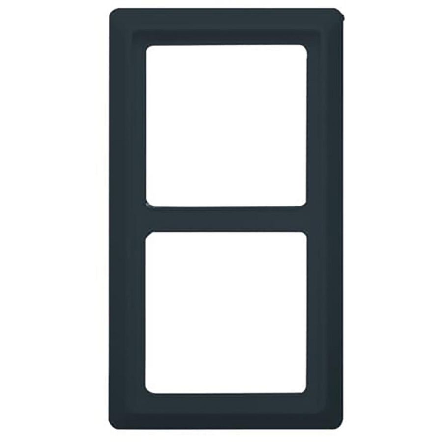 Afdekraam 2-voudig IP44 A-w antraciet (2102-35)