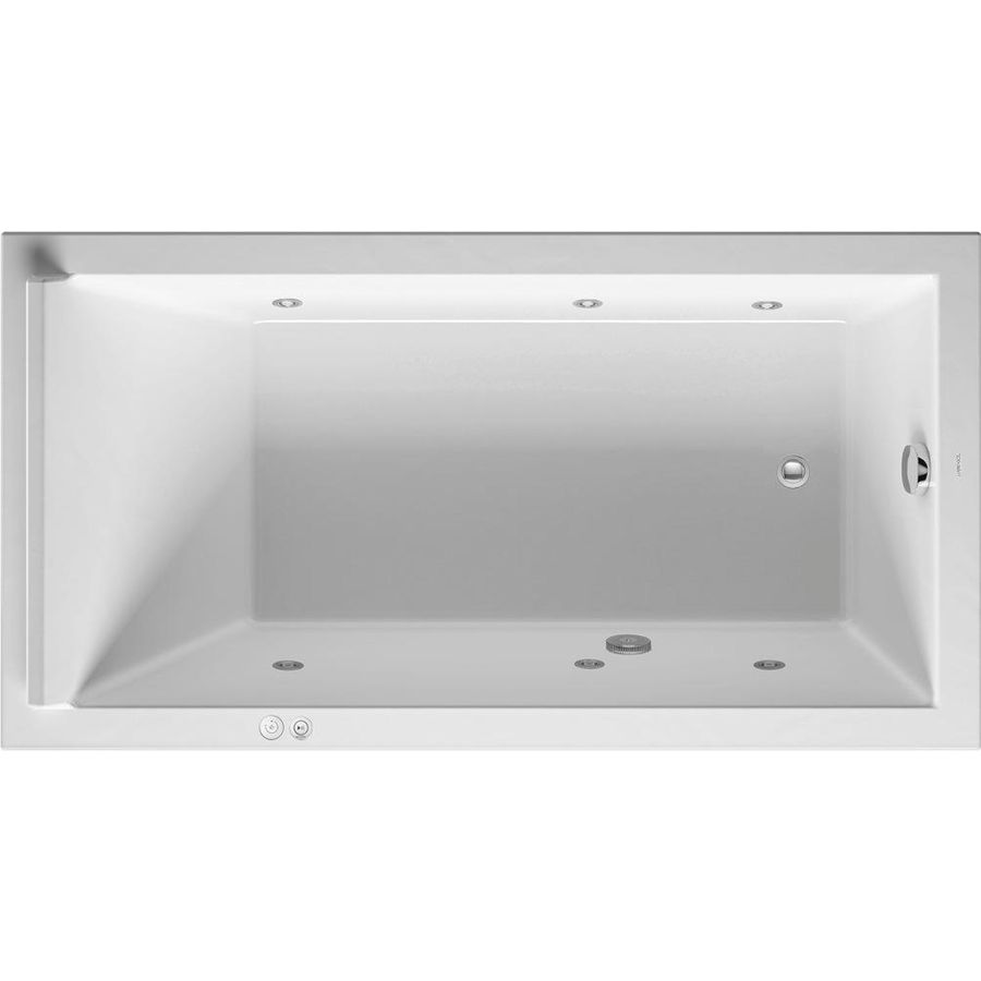 Whirlbad Starck 1700x900mm, wit, inbouw, SYSTEME JET
