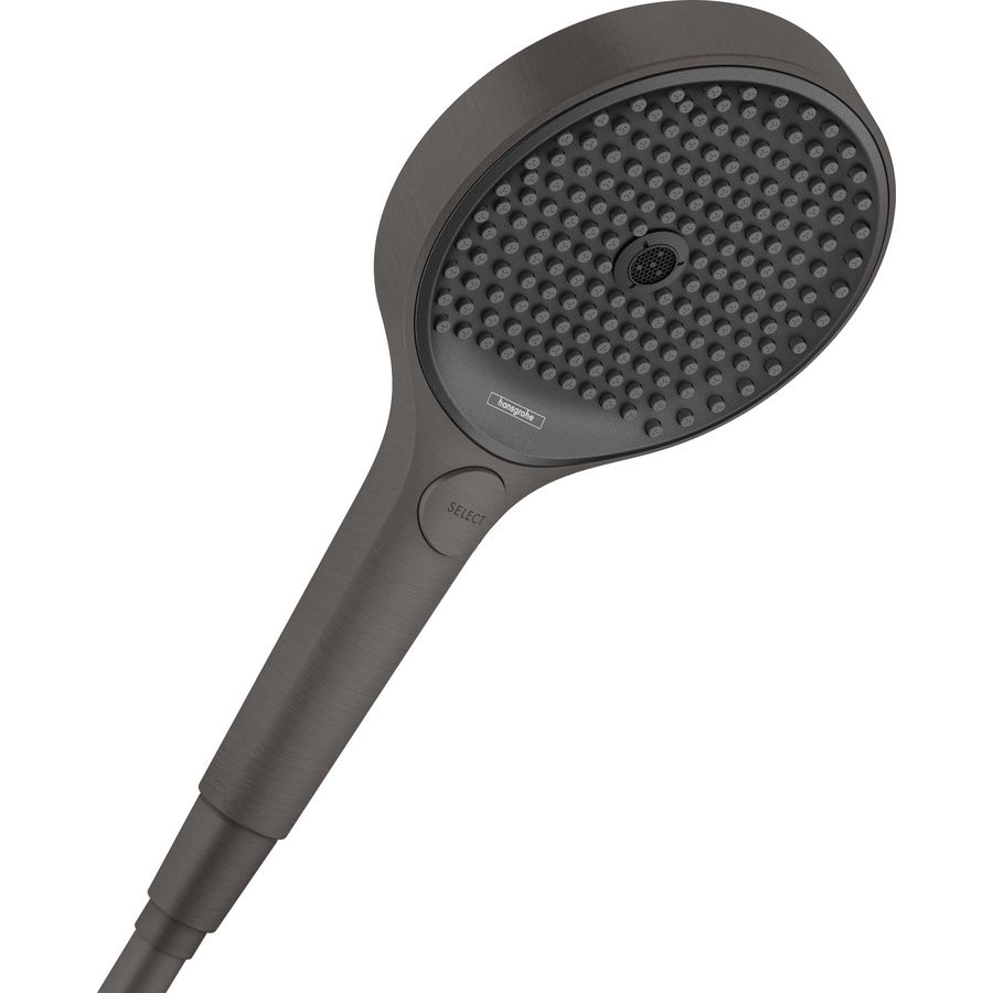 Handdouche Rainfinity 130 3 straalsoorten brushed black chrome