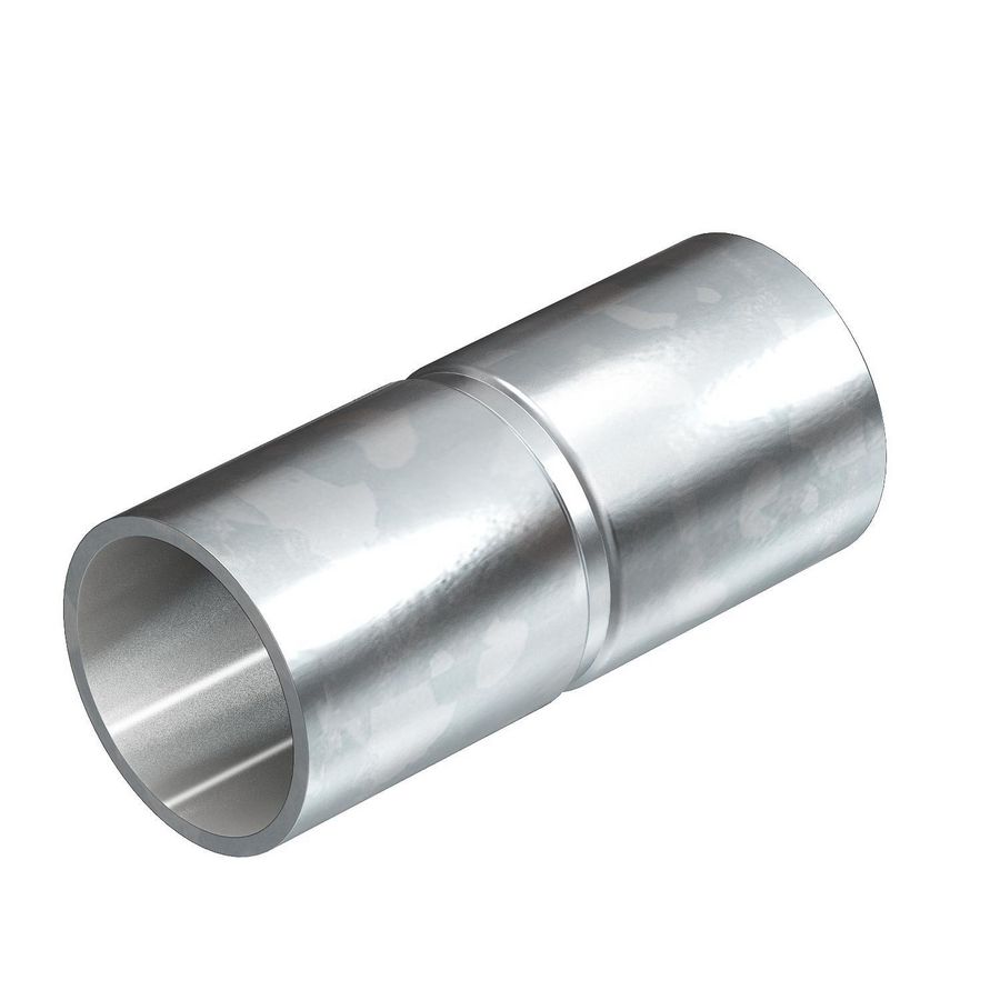 Buismof zonder schroefdraad Ø20mm staal verzinkt VVE=50