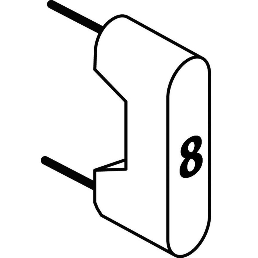 Set a 10st. Adresseringsweerstanden nr. 8
