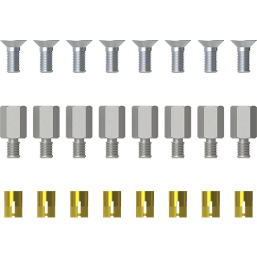 Set a 8st. Bevestigingset voor EH3 montageplaten 5mm
