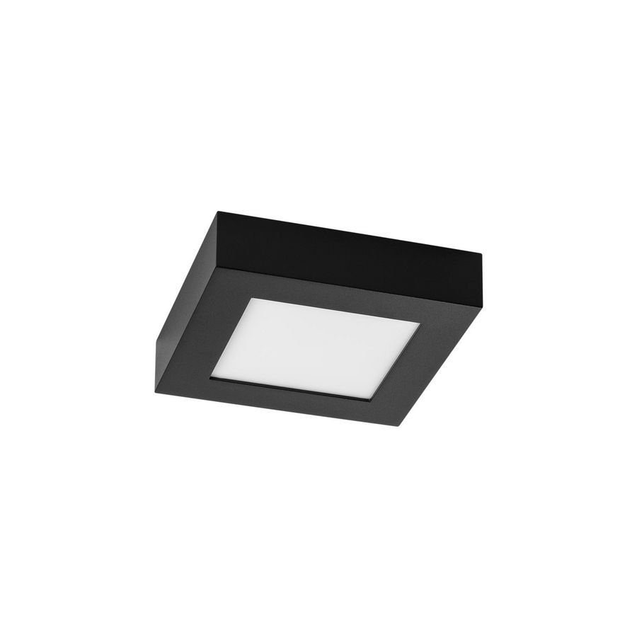 Opbouwarmatuur LED Pro-Ceiling zwart 168x168mm H=39mm max. 15W IP40 dimbaar