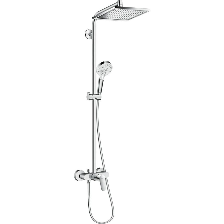 Crometta E 240 Showerpipe met 1-hendel mengkraan chroom