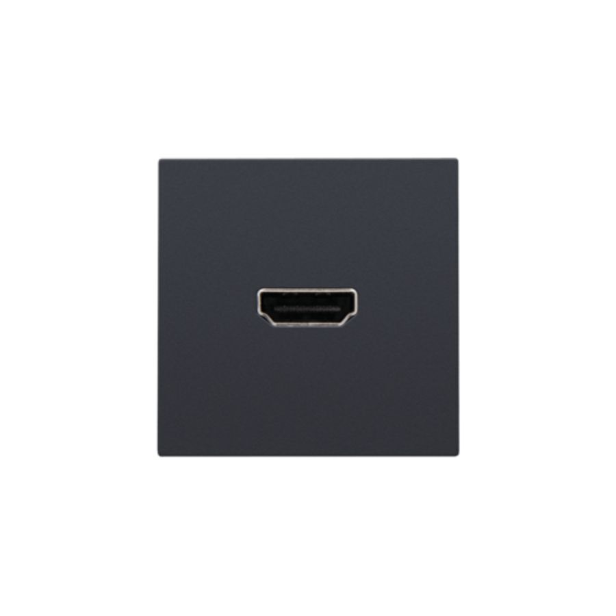 Afwerkingsset met HDMI-naar-HDMI-aansl. anthracite