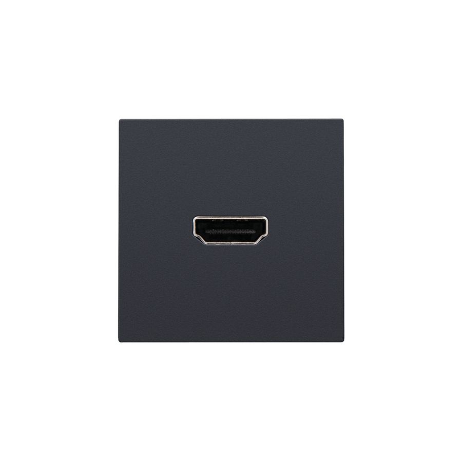 Afwerkingsset met HDMI-naar-HDMI-aansl. anthracite