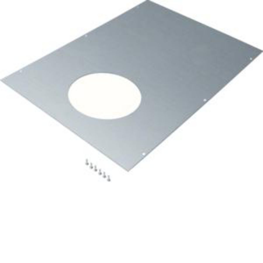 Deksel voor BKF/BKW 600x800mm gestanst R12 Rond 306mm