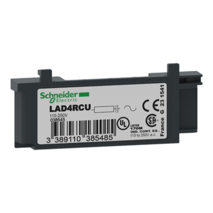Ontstoringsmodule RC circuit 110-250V AC Acc. LC1D09-3 D