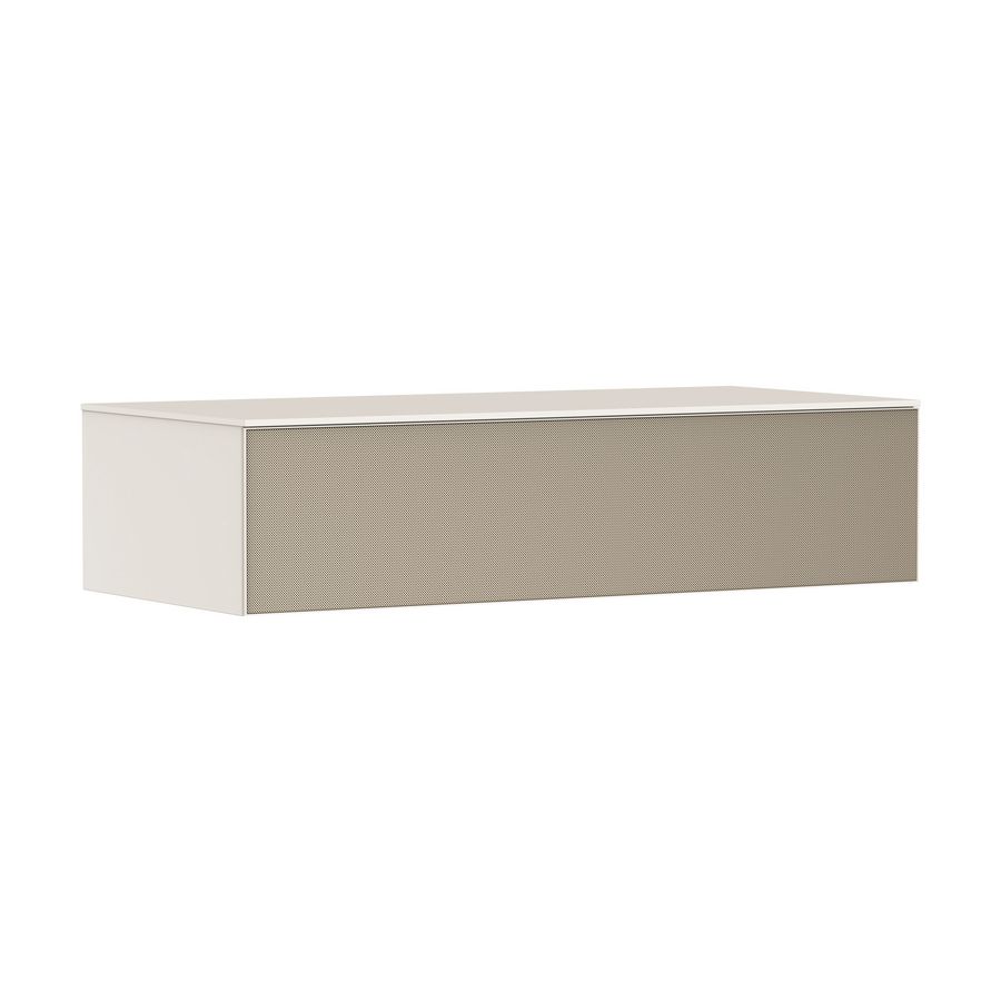 Badmeubel Xevolos E zitele SMB 1180/550 1lade afdekplaat Patterned Bronze