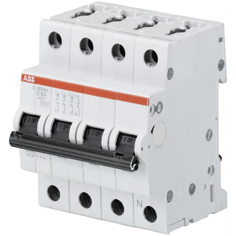 Installatieautomaat 6kA 3-polig + Nul B-karakteristiek 50A