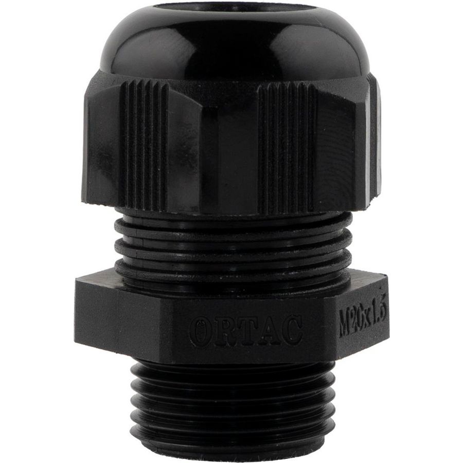 Wartel M12x1,5/3-6,5mm zwart