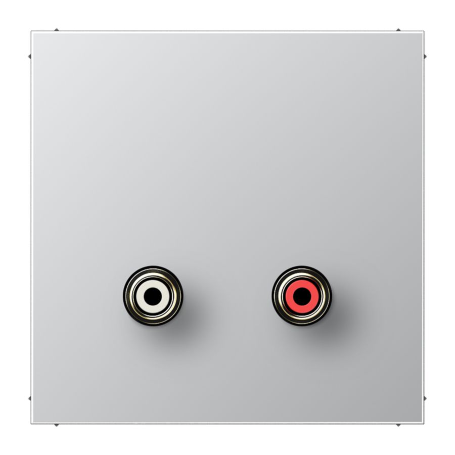 Afdekking aluminium voor Cinch Audio LS