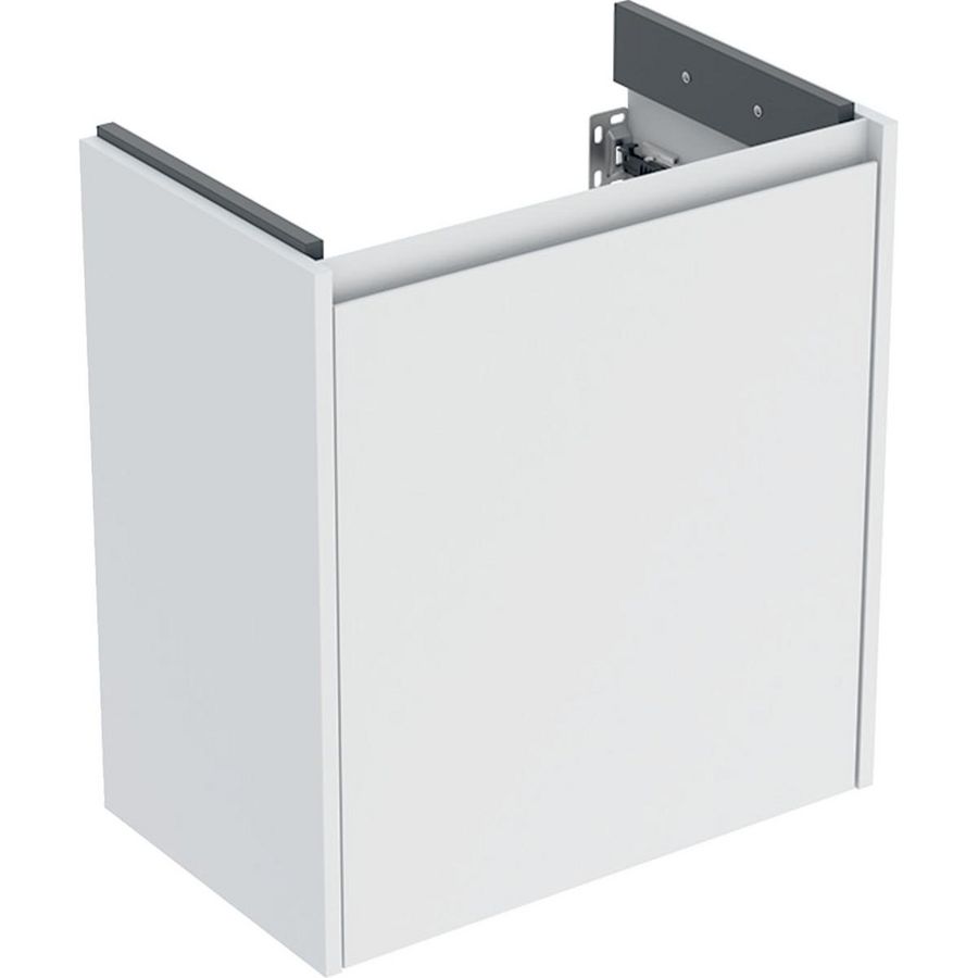 Onderkast voor wastafel 1 deur 55x60.3x33.7cm Breedte wastafel=60cm wit / gelakt zijdemat