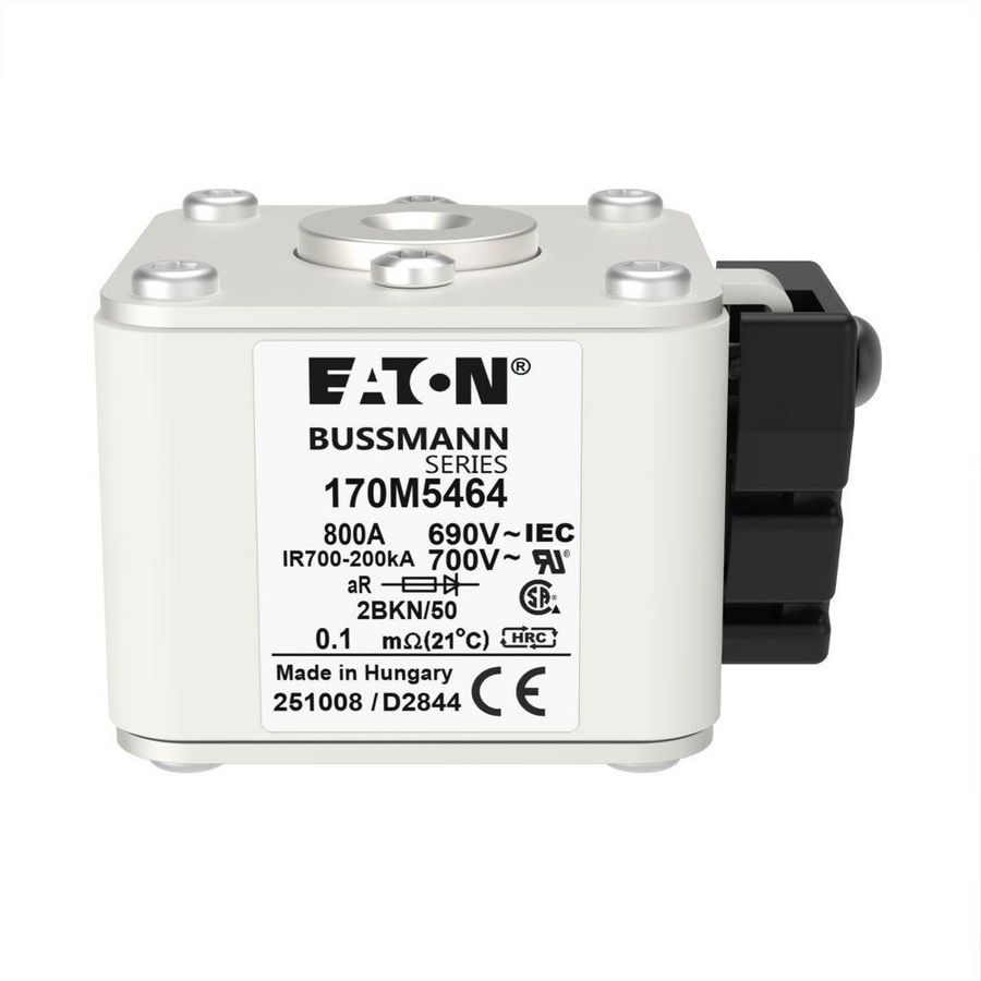 Zekering hoge snelheid 800A AC 690V 200kA 2 aR IEC UL VVE=6