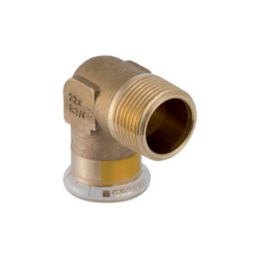 Puntknie 90° MAPRESS KOPER GAS 15x1/2"bt. VVE=5