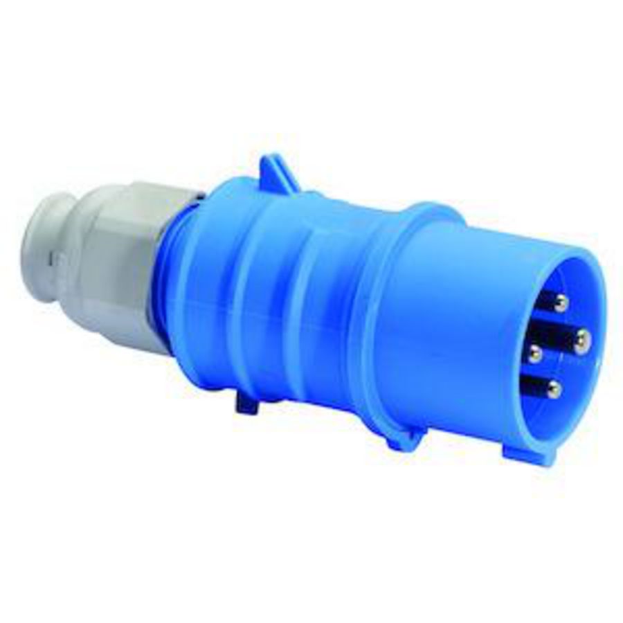 Steker 9h 16A 4P 230V IP44 QC MG Ni