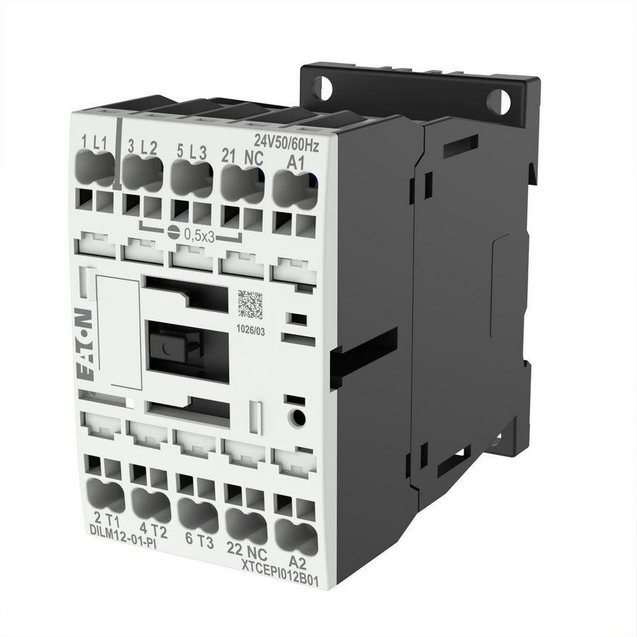 Magneetschakelaar DILM12-01(24V50/60HZ) 5,5kW 0m 1v Push-in