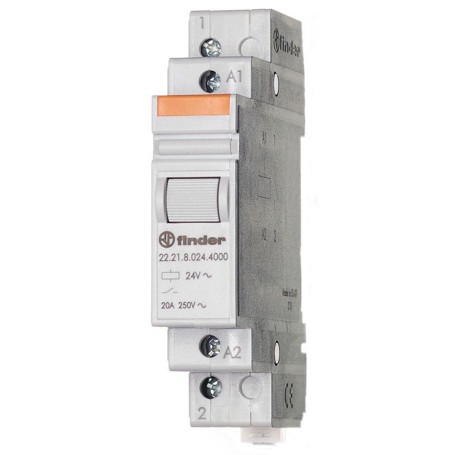 Schakelrelais 1 maakcontact 20A 12V AC serie 22
