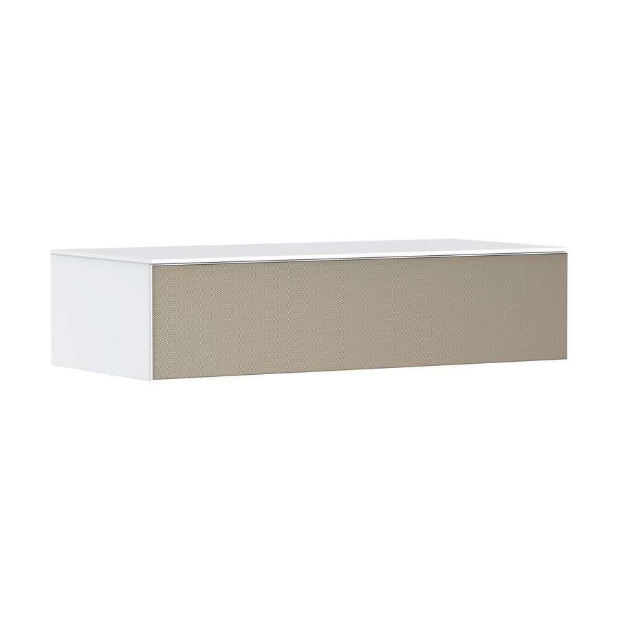 Badmeubel Xevolos E zitele MW 1180/550 1 lade afdekplaat Patterned Bronze