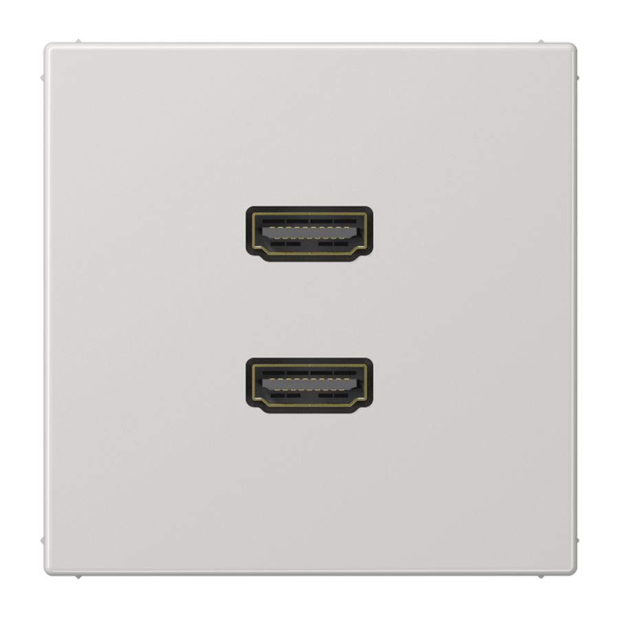 Afdekking licht grijs voor 2xHDMI LS990
