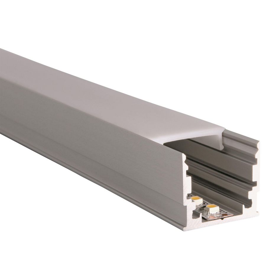 Aluminium profiel M-LINE laag 3m