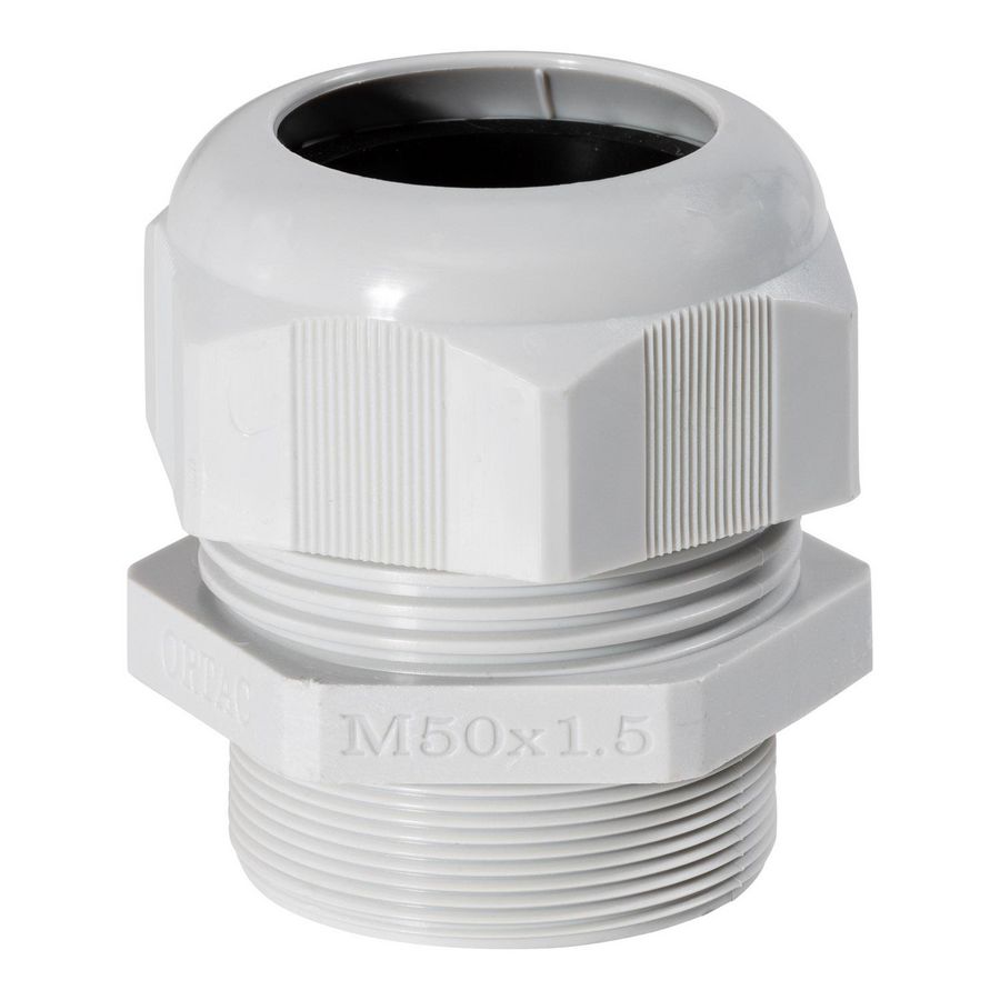 Wartel M50x1,5/30-38mm licht grijs