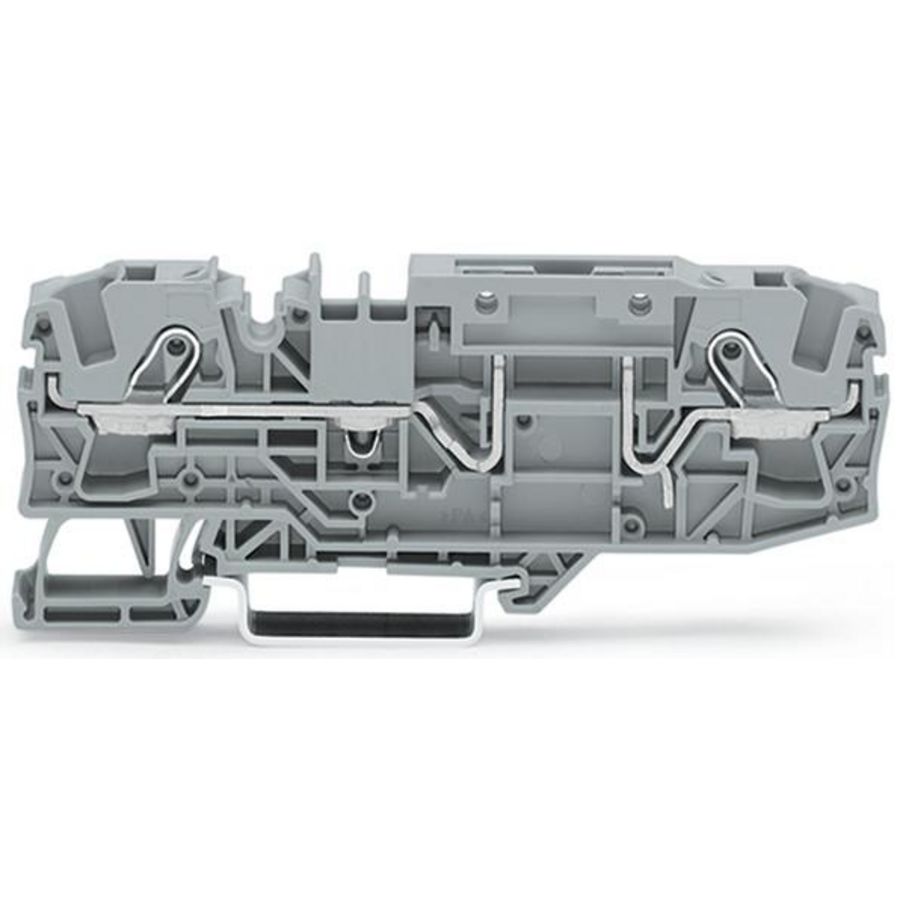 2-draads basisklem voor rail 35x15+35x7,5 6mm² VVE=25
