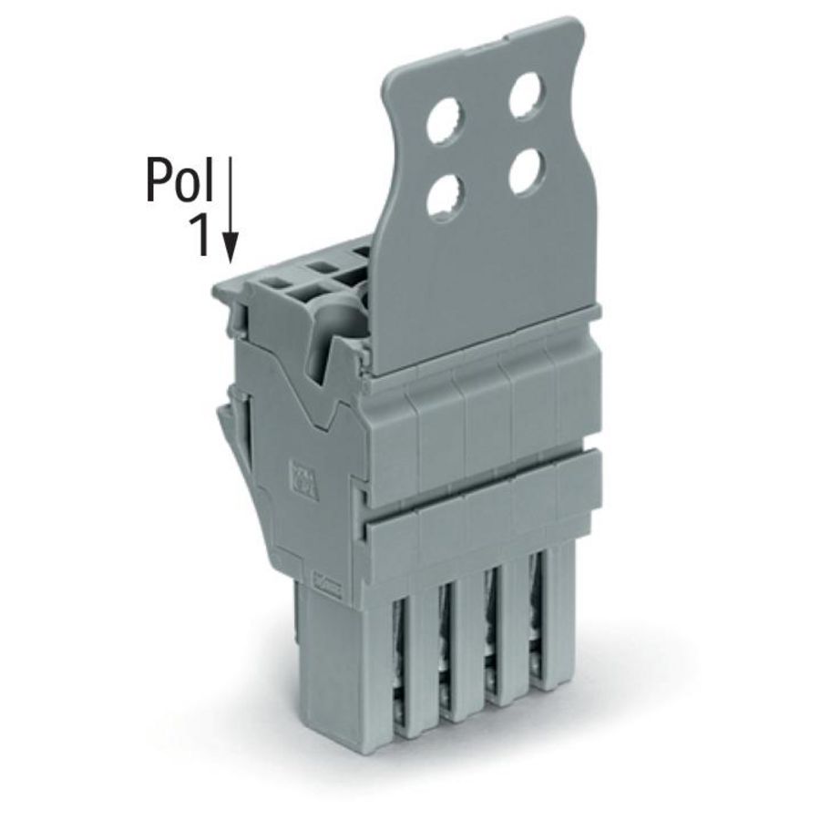 1-draads FE steker 4 mm² blauw 2022-101/132-006 VVE=200