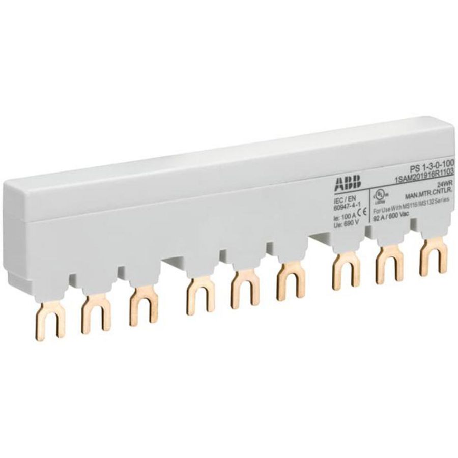 verzamelrail voor 3 MS116/MS132 Ie 100A zonder
