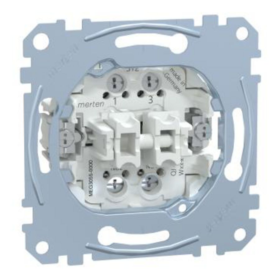 Dubbele impulsdrukker 2 maakcontacten 1P 10A/AC 250V Schroef