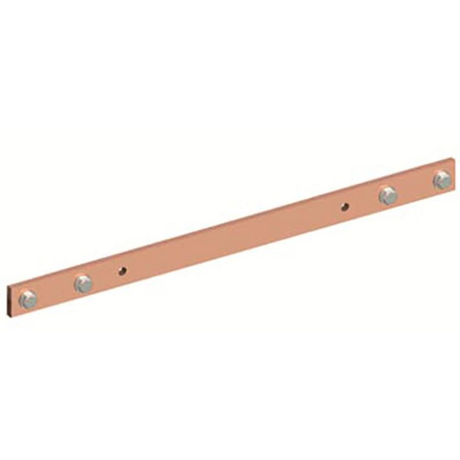 Railkoper cu 30x10mm enkelvoudig 630A B1 centraal