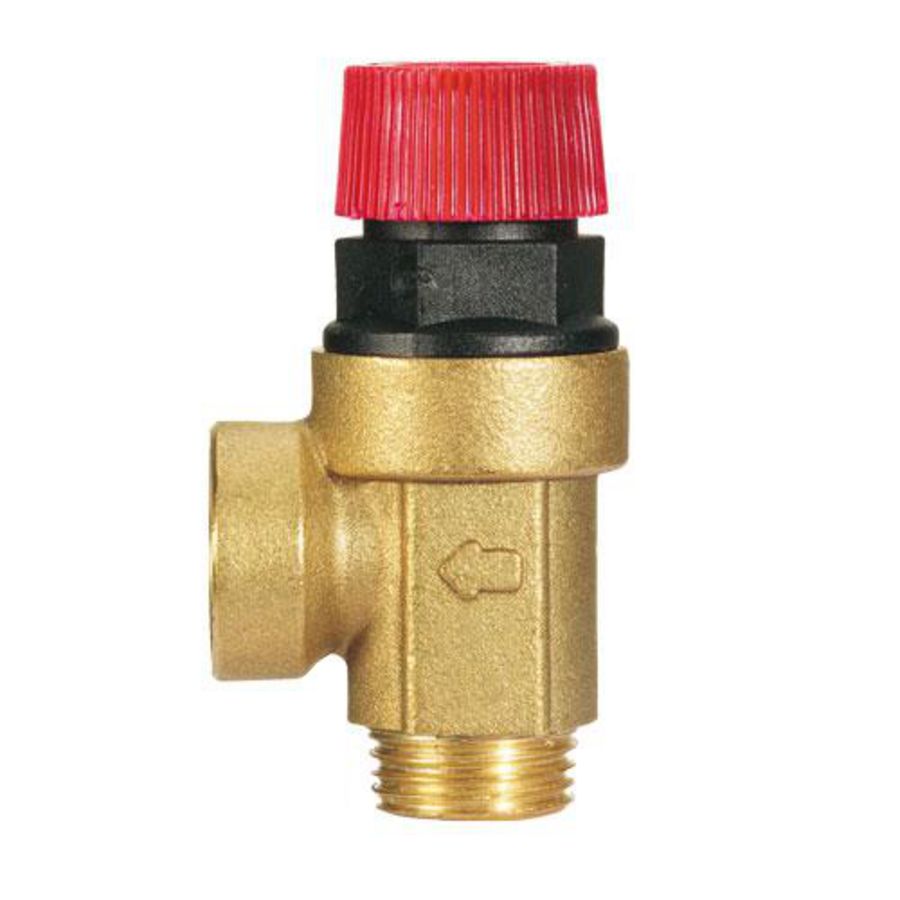 Overstortventiel 1/2" BINx1/2" BUI 4 bar