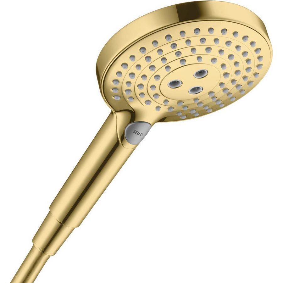 Handdouche 120 Raindance Select S 3 straalsoorten Ecosmart 9l/min. 26531990 polished gold optic