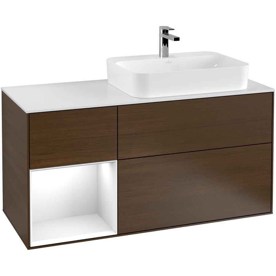 Wastafelonderkast Finion 1200x603x501mm W.Veneer G391GFGN