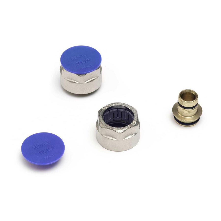 Knelschroefkoppeling euroconus 3/4"x RAUTITAN flex buis 16mm