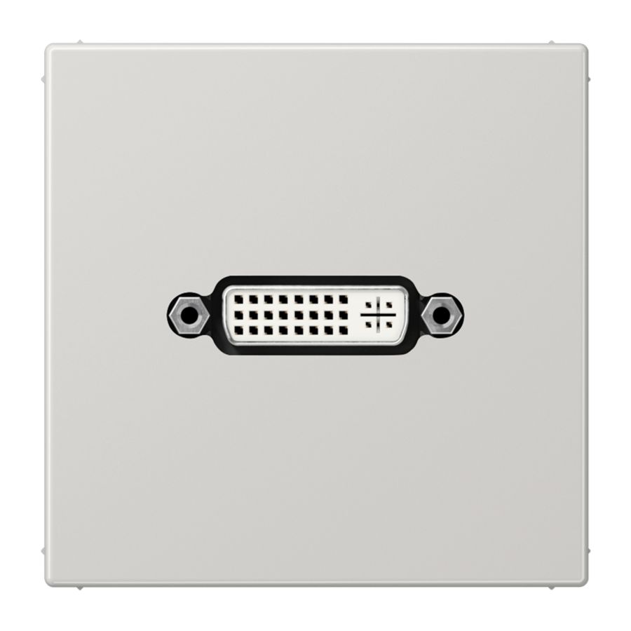Afdekking licht grijs voor 1xDVI LS990